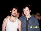 Me and DERECK of ALKALINE TRIO