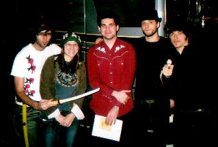 Me and Brandi with John, Mike And Anthony Of The Bravery!