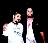 ME and MICHAEL COLLINS of KLOKWORK at SPOOKFEST 2003